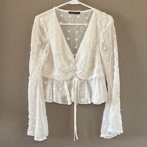 White Fashion Top